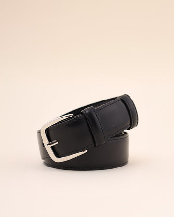 Black Classic Belt 100% Leather